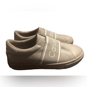 Calvin Klein Women’s Clairen Gray Slip On Sneakers